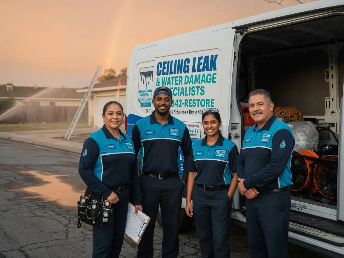 Ceiling Leak Cleanup company in Portia, AR
